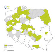 Grafika złożonych wniosków z wyszczególnieniem obszarów, na które zostały ...