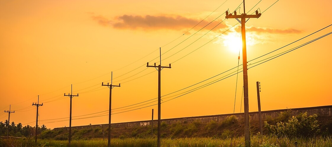 Słupy elektroenegetyczne